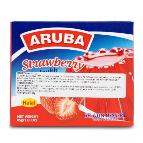 Jelly Halal - Strawberry flavor - Aruba 85g