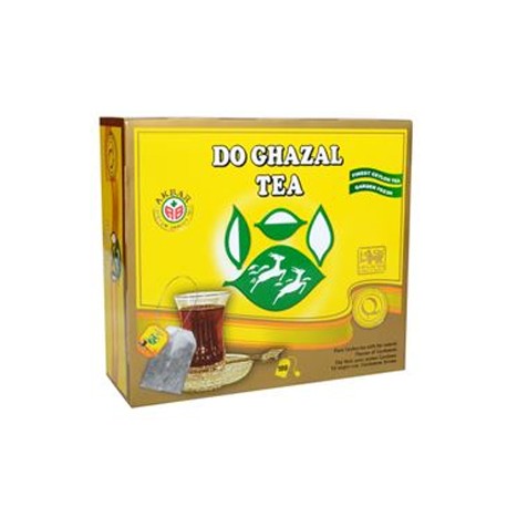 Black Tea with Cardamom - 100 Tea Bags - Do ghazal Tea 200g