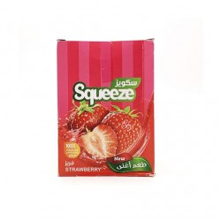 Konzentrierter Saft - Erdbeere geschmack - 12 Beutel - Squeeze