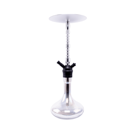Shisha, made of stainless steel - Black - Silver - LAC 712